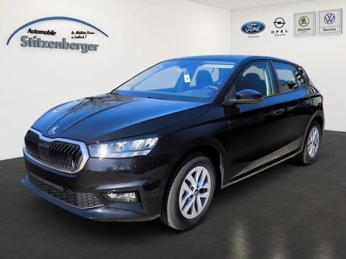 Skoda Fabia Selection 1.0 TSI*Tempomat*RFK*SHZ*LED Noir - 1
