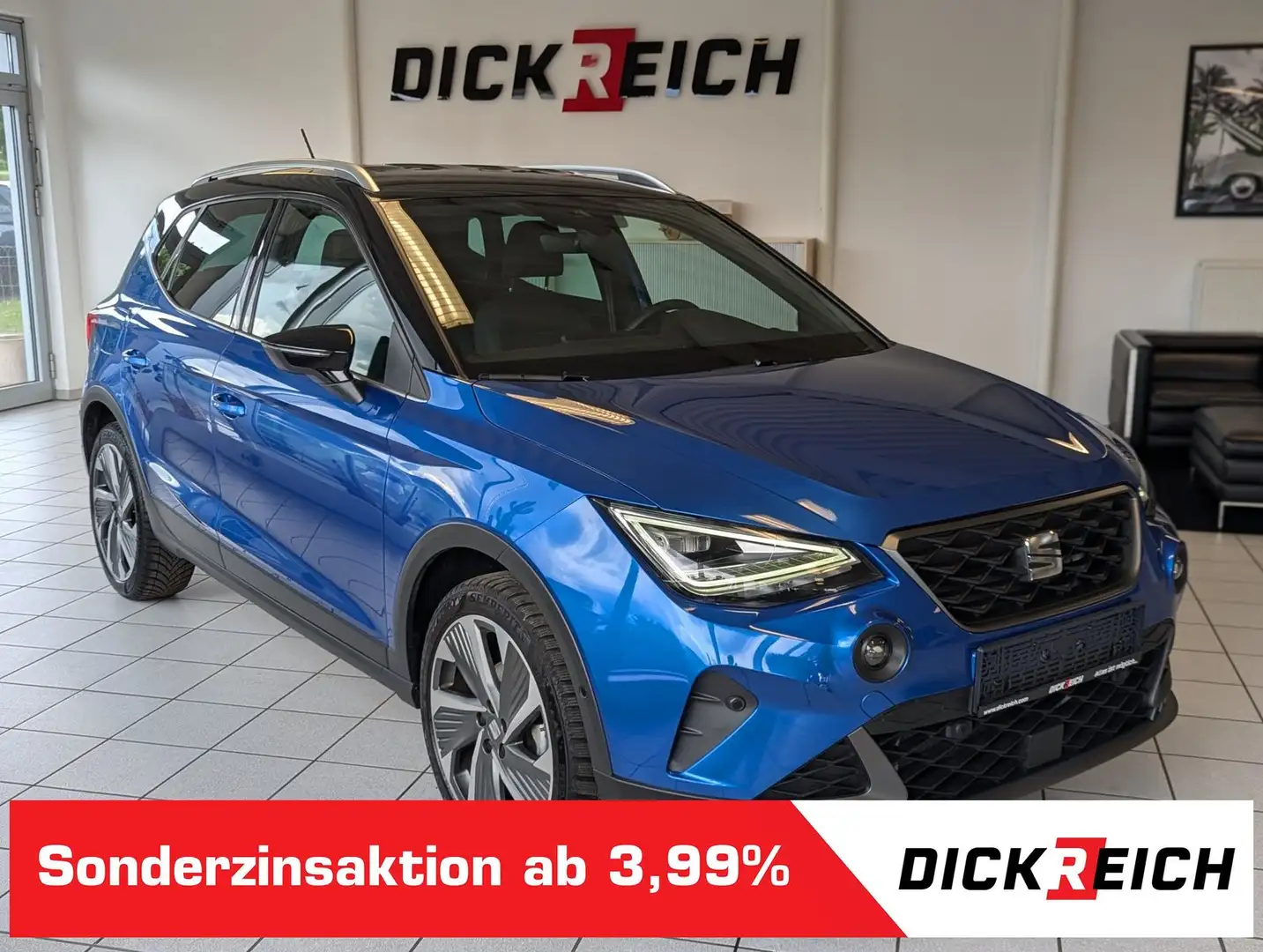 SEAT Arona 1.5 TSI DSG FR LED ACC Cam Dinamica AHK 18 Bleu - 1