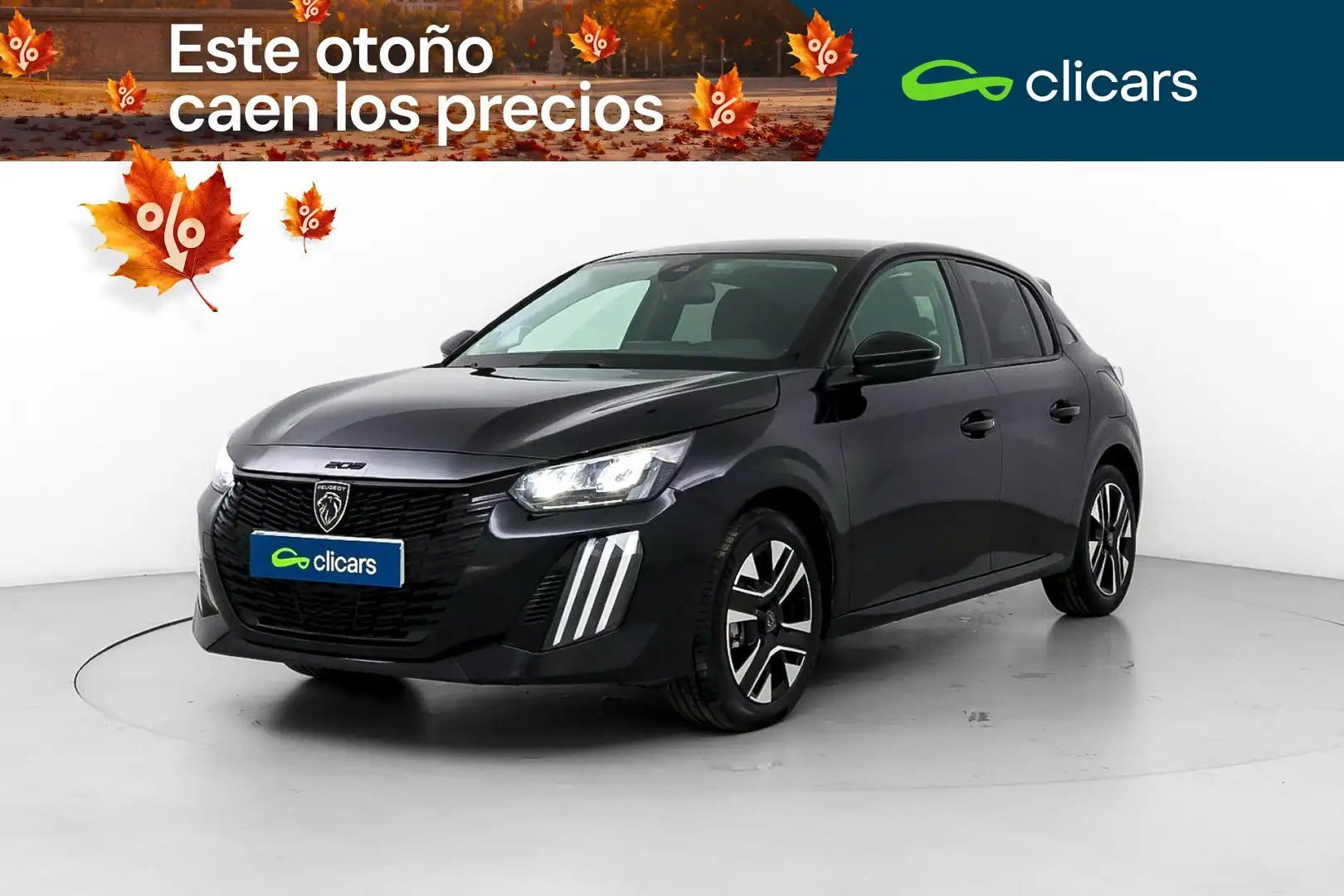 Peugeot 208 1.2 Hybrid Allure e-DCS6 100 Negro - 1