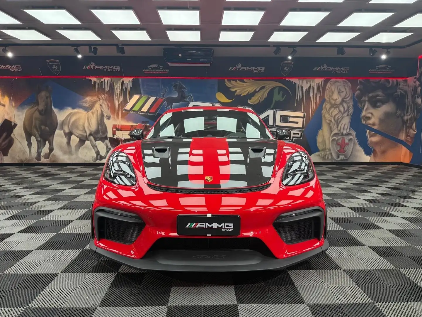 Porsche 718 Spyder 718 4.0 GT4 RS pdk WEISSACH RS PACK (718) Roşu - 2