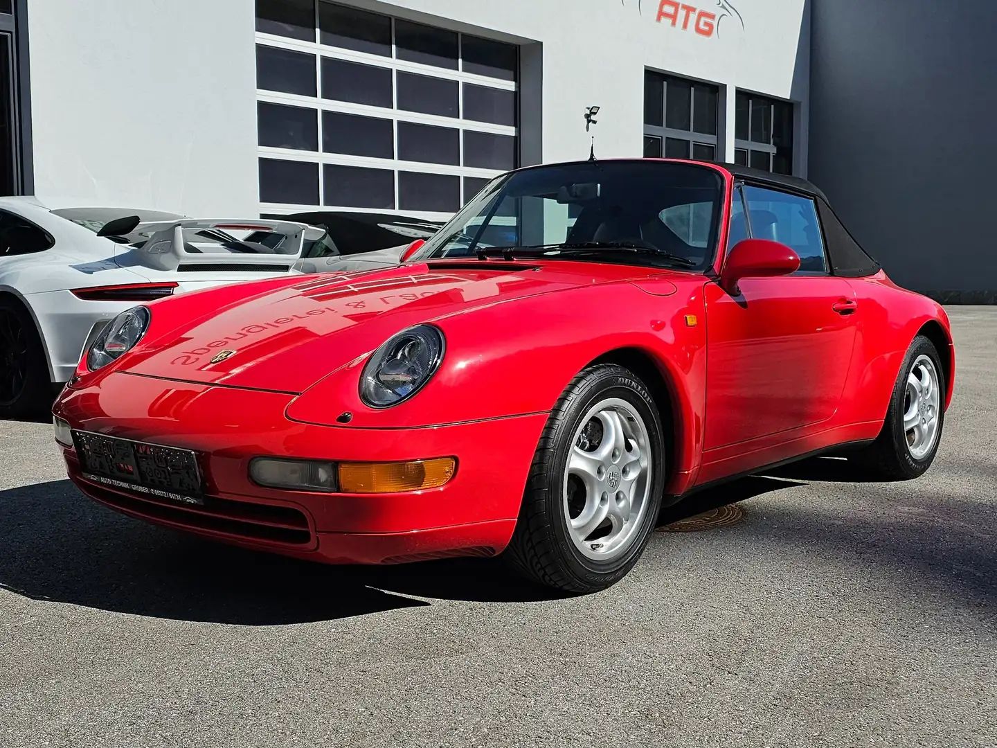 Porsche 911 993 Carrera Cabrio Rojo - 1