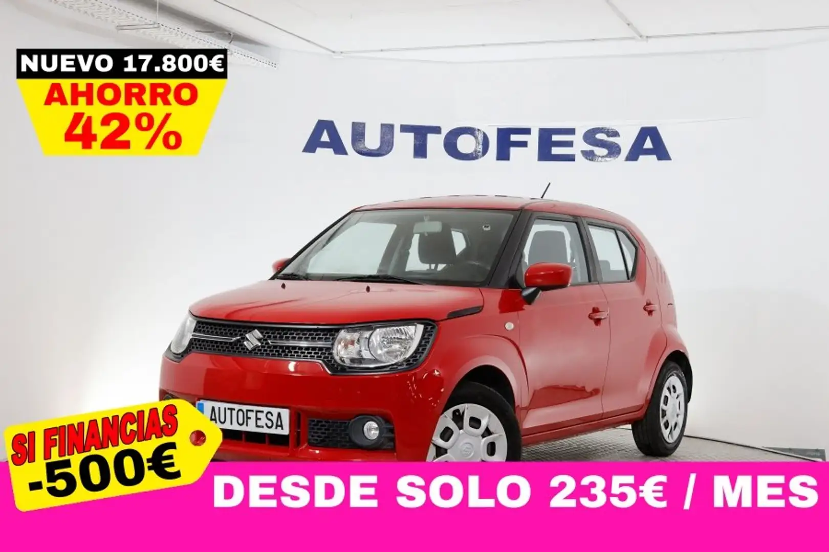 Suzuki Ignis 1.2 DualJet 90cv 5P Rojo - 1