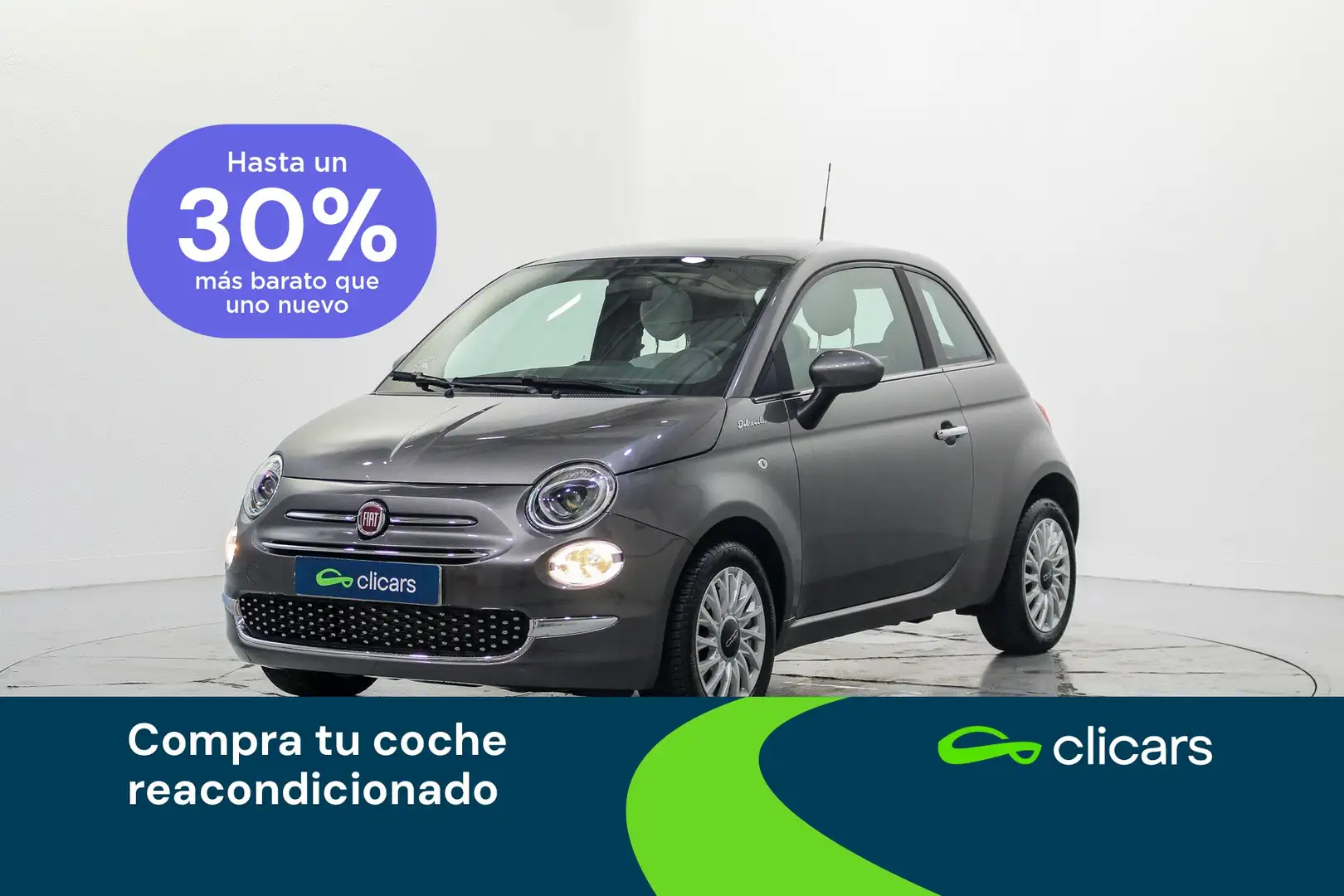 Fiat 500 1.0 Hybrid Dolcevita 52kW Grigio - 1