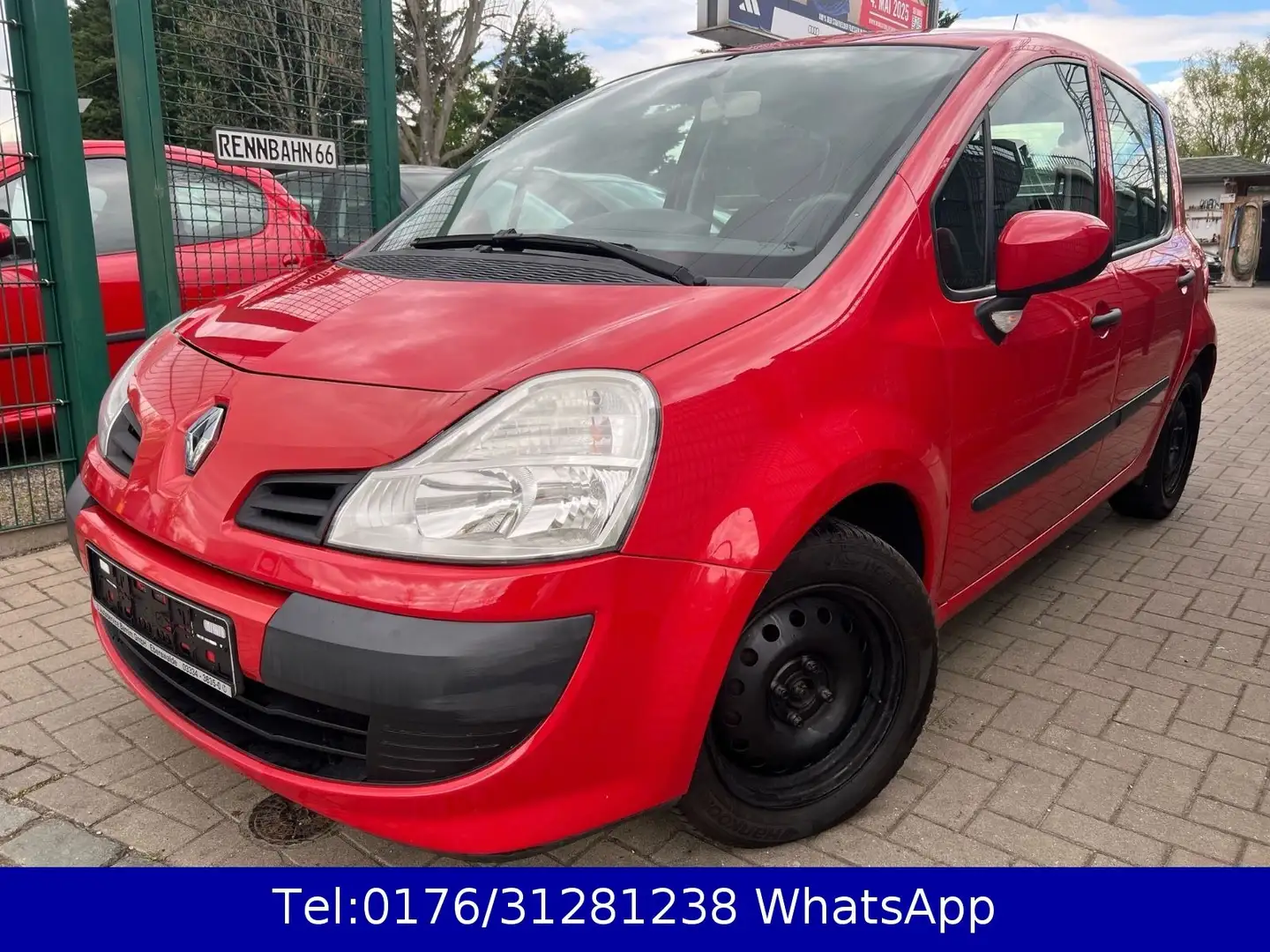 Renault Modus 1.2 Expression !! Tüv-Service Neu !! 122TK Rot - 1