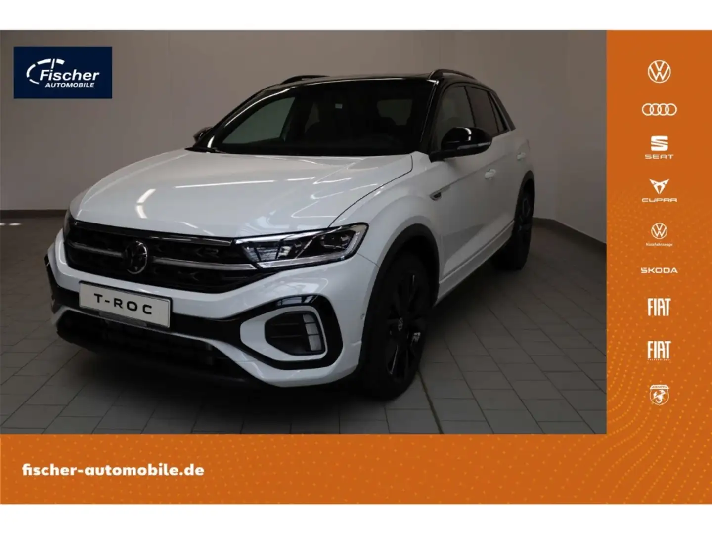 Volkswagen T-Roc 2.0 TSI OPF 4Motion R-Line Black Style Weiß - 1