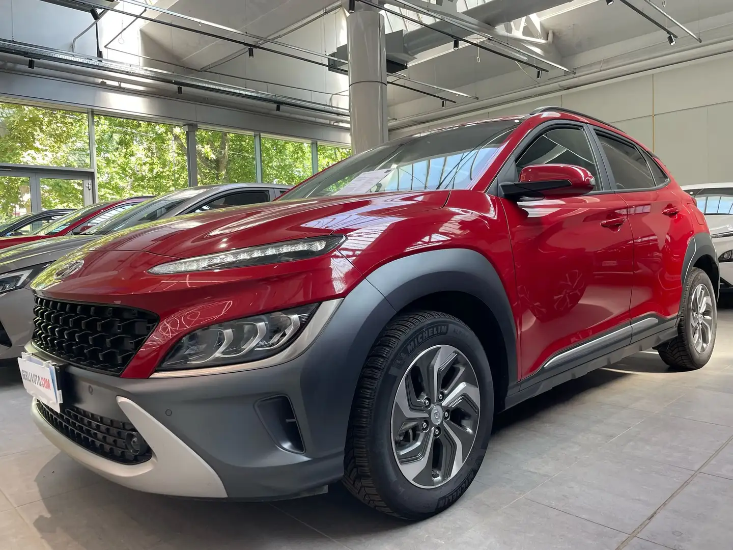 Hyundai KONA Kona 1.6 gdi hev Xline 2wd 141cv dct Rosso - 1