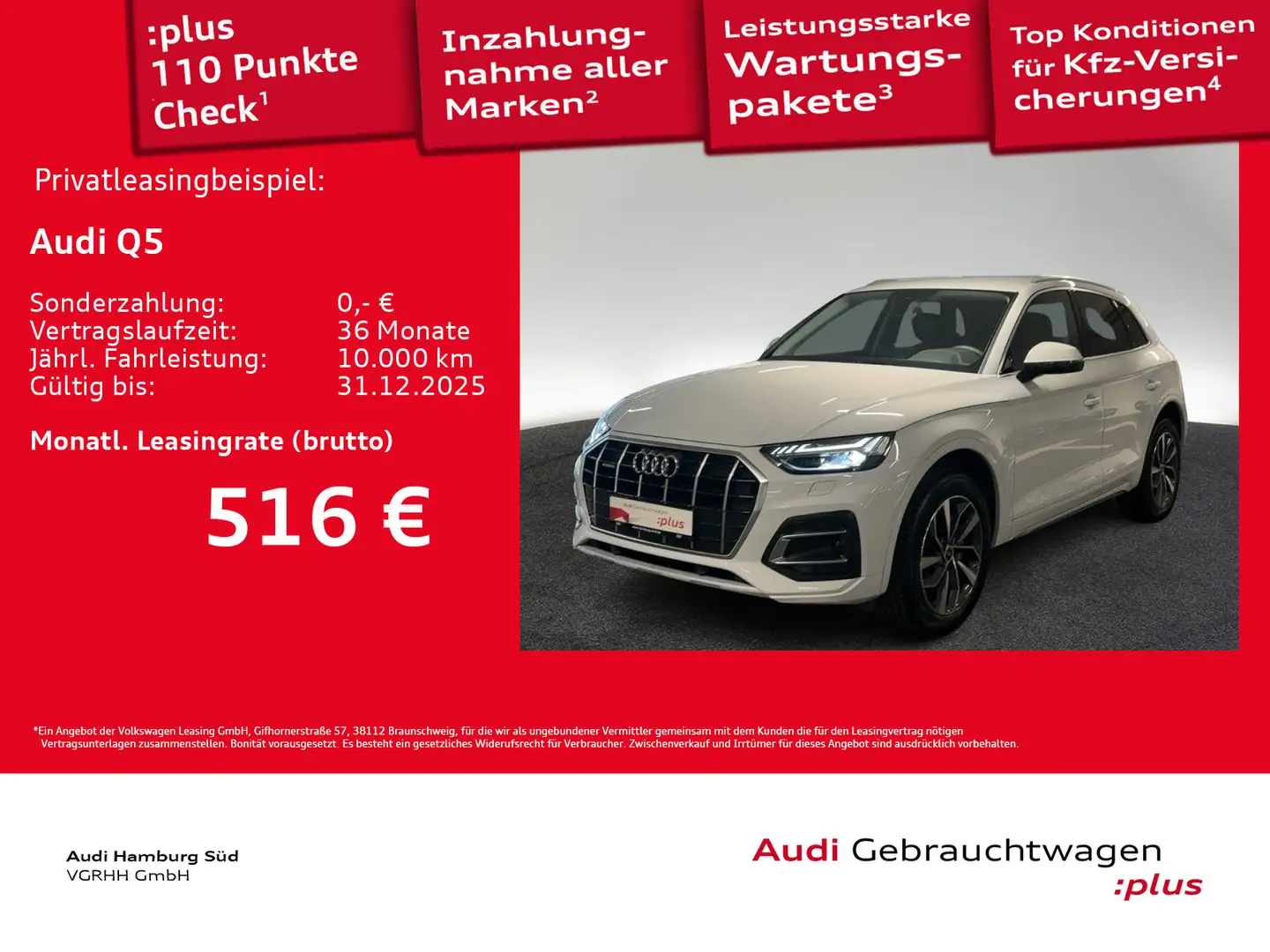 Audi Q5 40 TFSI quattro advanced S tronic NAVI/MATRIX Blanc - 1