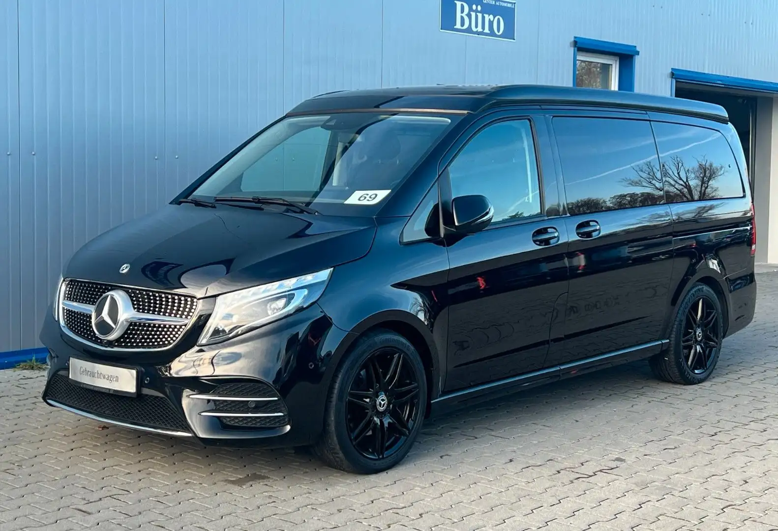 Mercedes-Benz V 300 d LANG MARCO POLO AMG-LINE LED KAMERA AHK Noir - 2