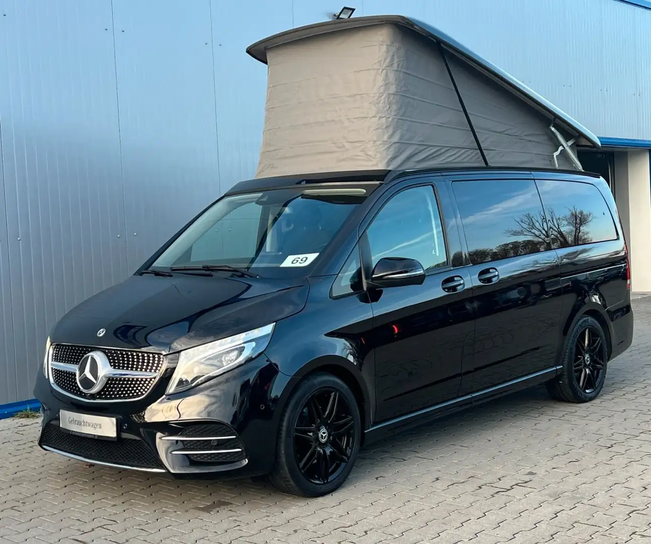 Mercedes-Benz V 300 d LANG MARCO POLO AMG-LINE LED KAMERA AHK Noir - 1