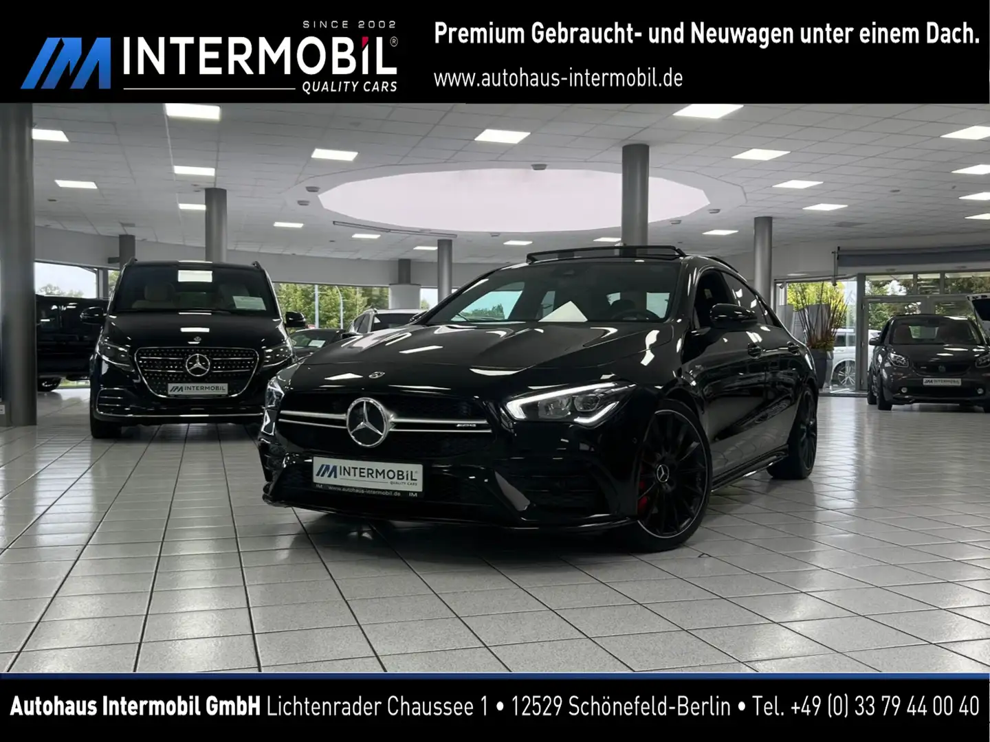 Mercedes-Benz CLA 35 AMG 4Matic*LED*PANO*BURMESTER*MBUX*KAM* Schwarz - 1