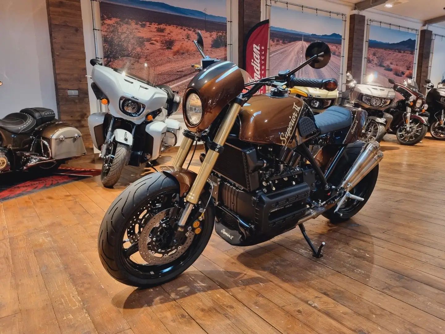 BMW K 100 Cafe Racer "Top" 100 Jahre (250/4,99 %) Braun - 2