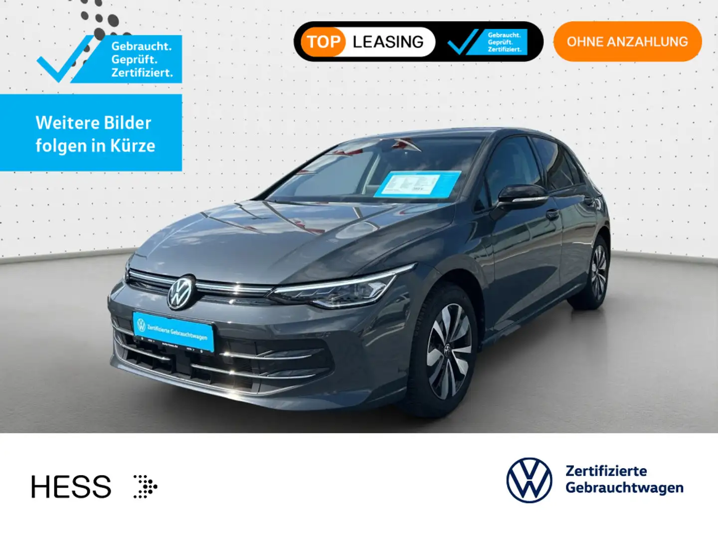 Volkswagen Golf VIII 2.0 TDI DSG GOAL*LED*AHK*KAMERA*NAVI*K Grau - 1