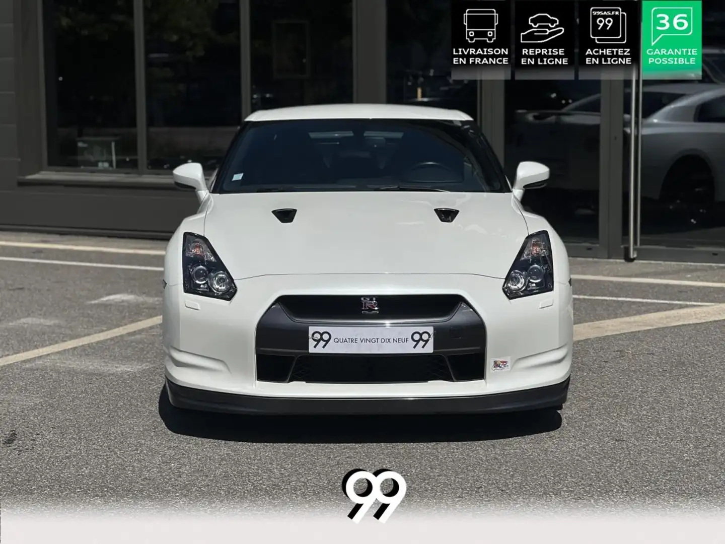 Nissan GT-R R35 3.8 V6 480 ch Black Edition PHASE 1 LIVRAISON/ Blanc - 2