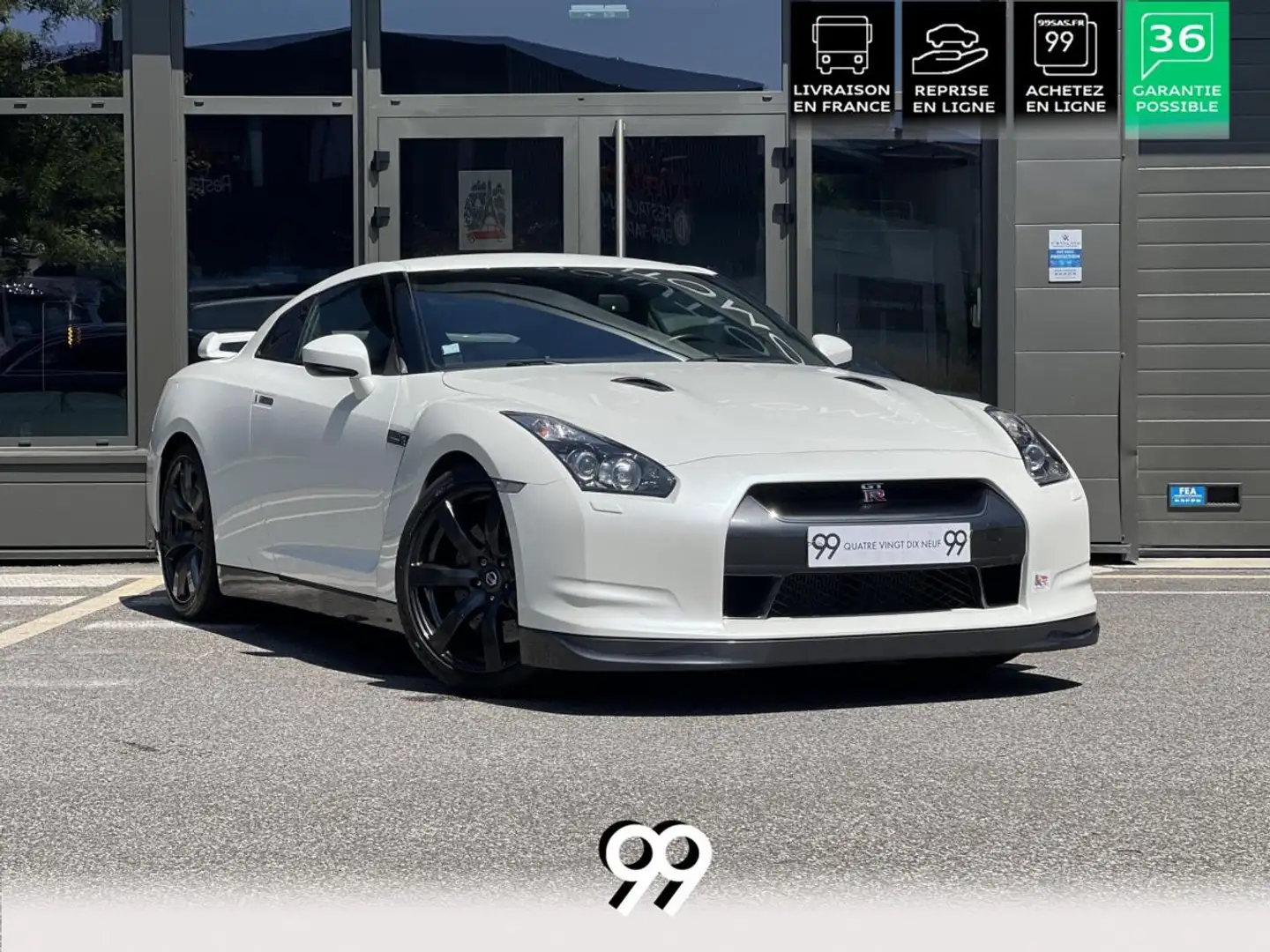 Nissan GT-R R35 3.8 V6 480 ch Black Edition PHASE 1 LIVRAISON/ Blanc - 1