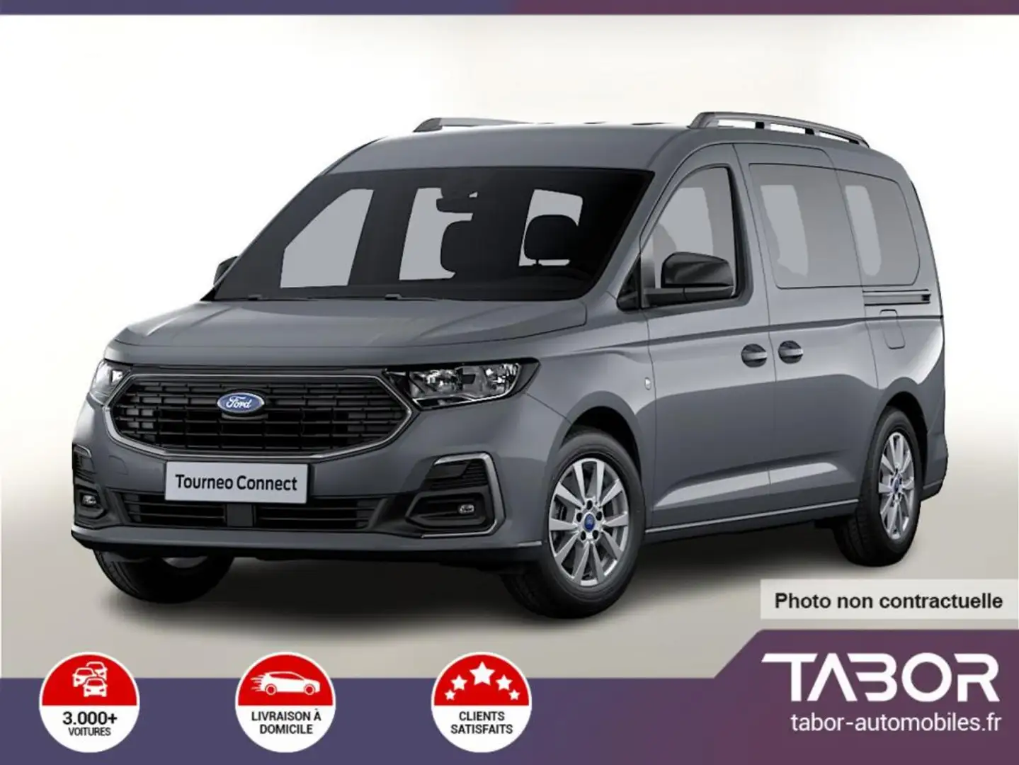 Ford Tourneo Connect Grand PHEV 150 AT6 Tit LED Gris - 1