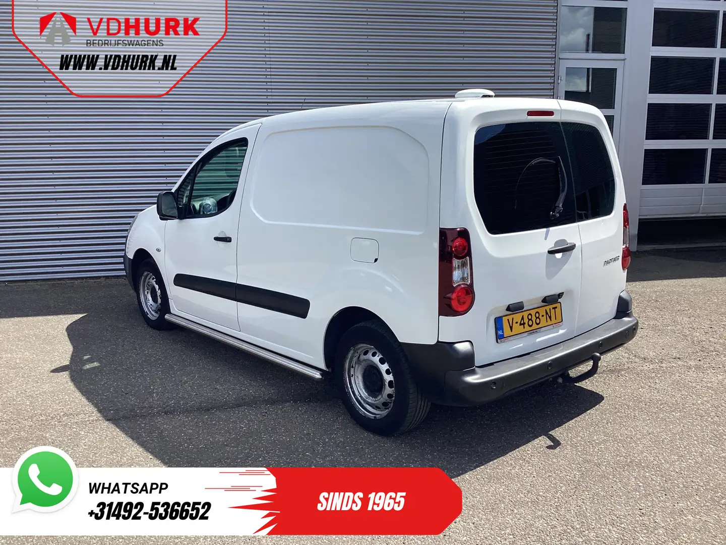 Peugeot Partner 1.6 HDI 120 pk Aut. EXPORT ONLY EUR6/ Camera/ Crui Blanc - 2