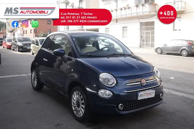 2017 Fiat 500c in Blue for sale