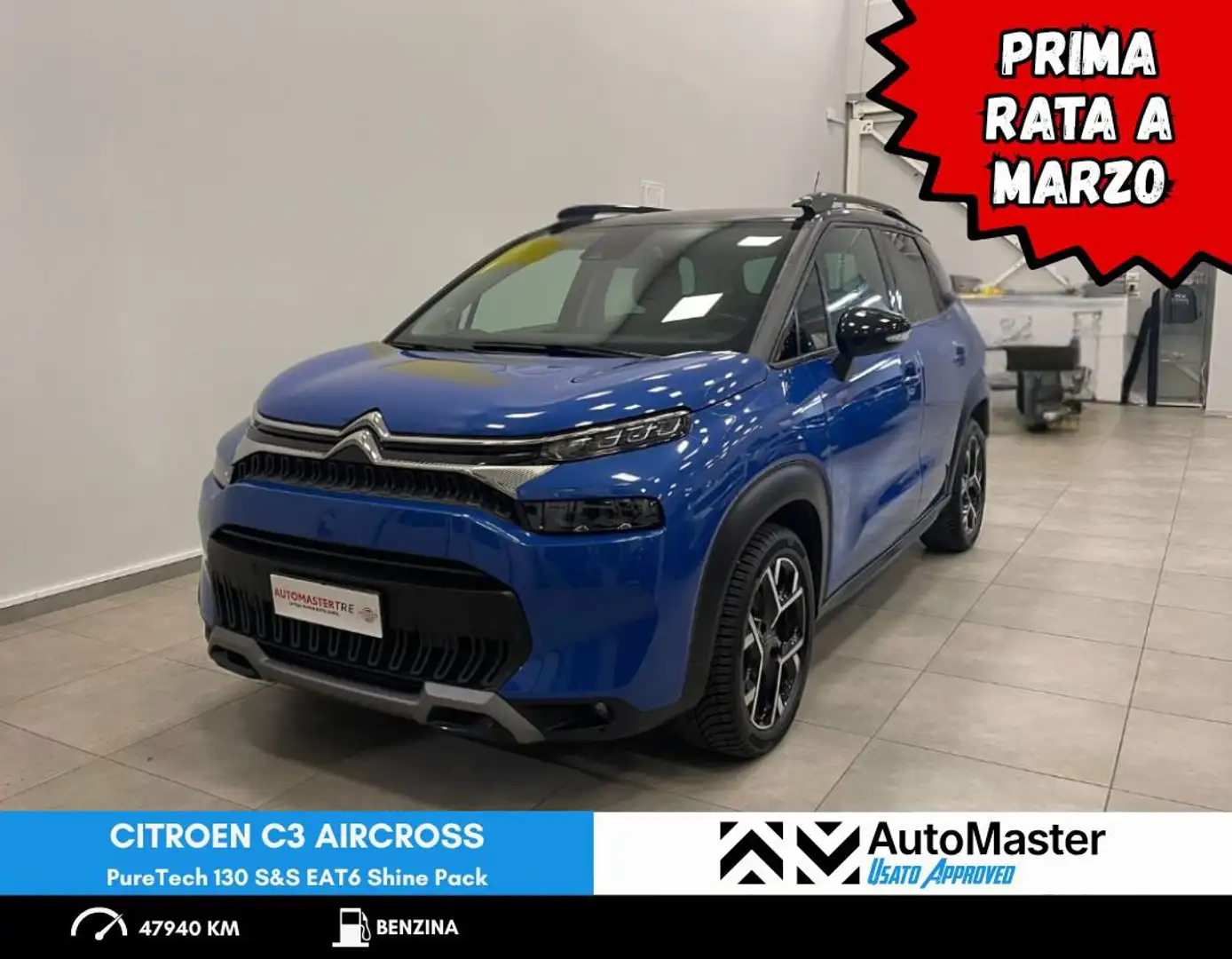 Citroen C3 Aircross C3 Aircross PureTech 130 S&S EAT6 Shine Pack Albastru - 1