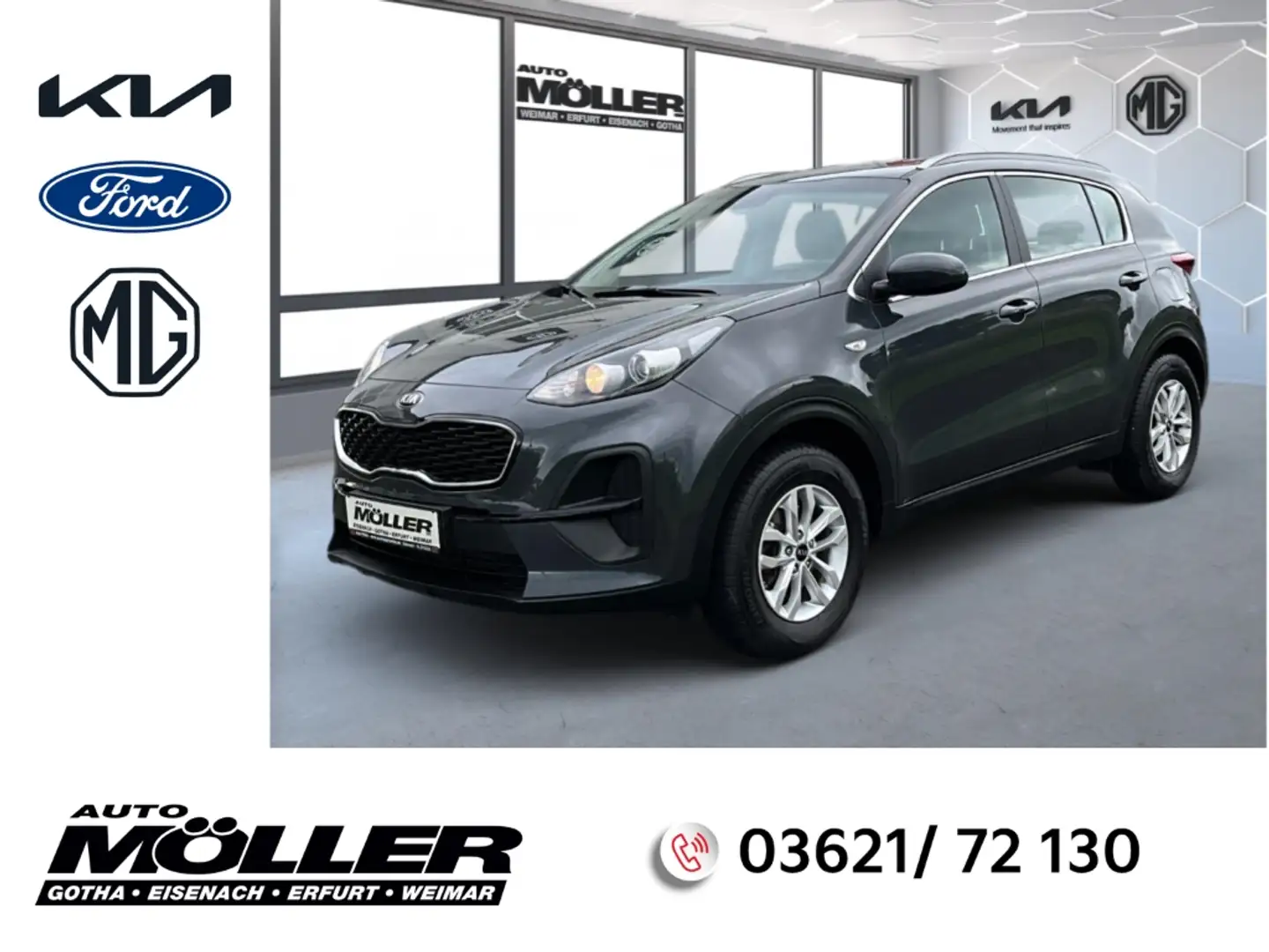Kia Sportage 1.6 FINAL EDITION Navi Soundsystem LED DAB Klimaau Gris - 1