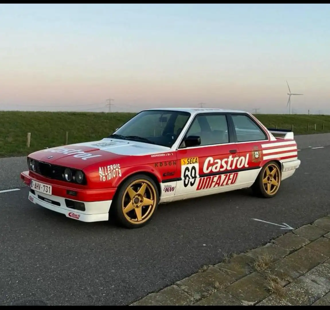 BMW 325 BMW E30 coupe met M50 swap op papier sper diff - 1