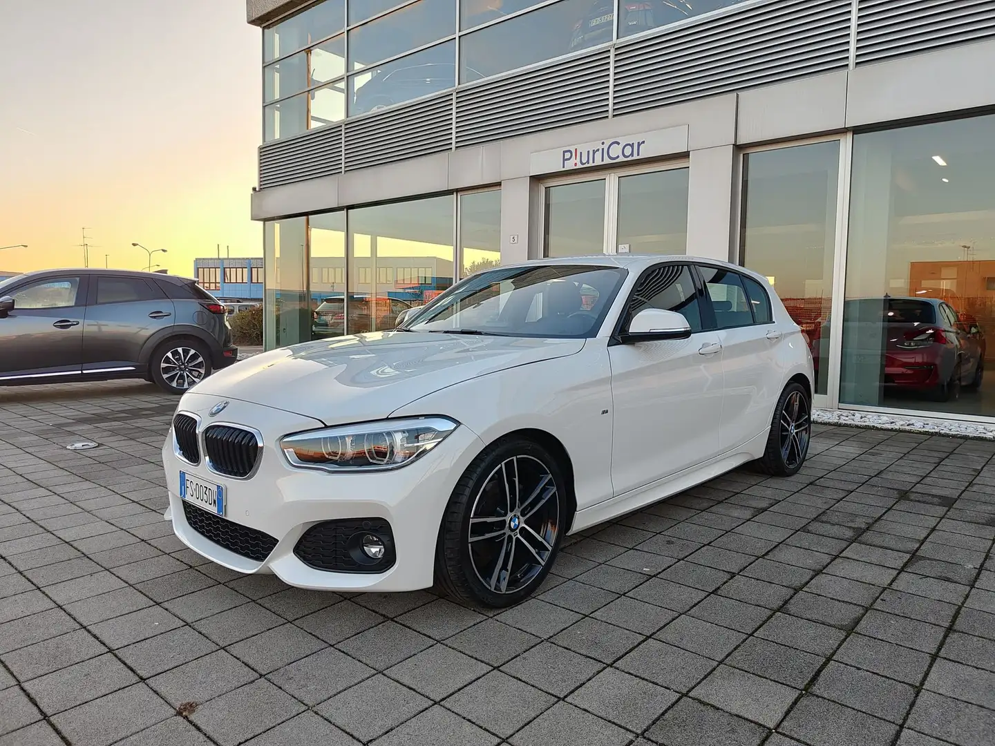 BMW 118 d Msport 150cv 5p Pelle Camera+Sensori Cerchi 18 Bianco - 1