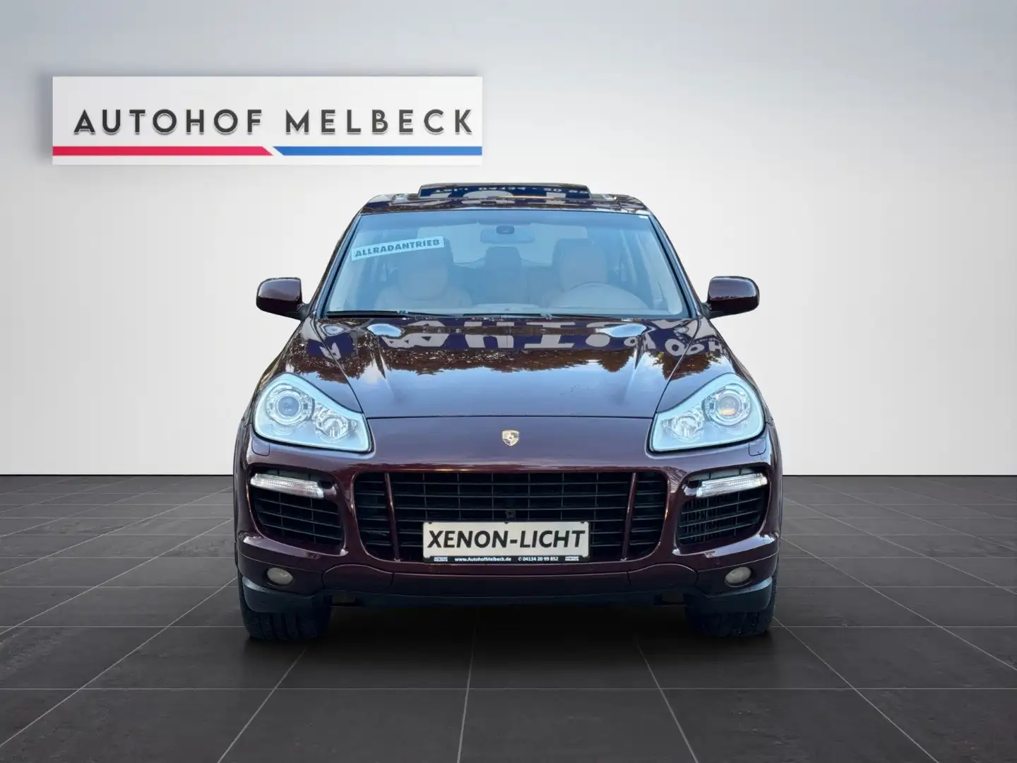 Porsche Cayenne Turbo 4.8 V8 *KEYLESS*GSSD*XENON*BOSE* Rouge - 2