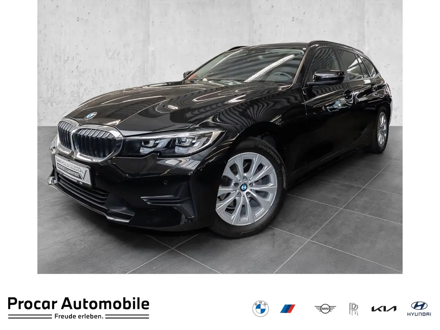 BMW 320 d Advantage DAB LED WLAN Tempomat Klimaaut. Zwart - 1