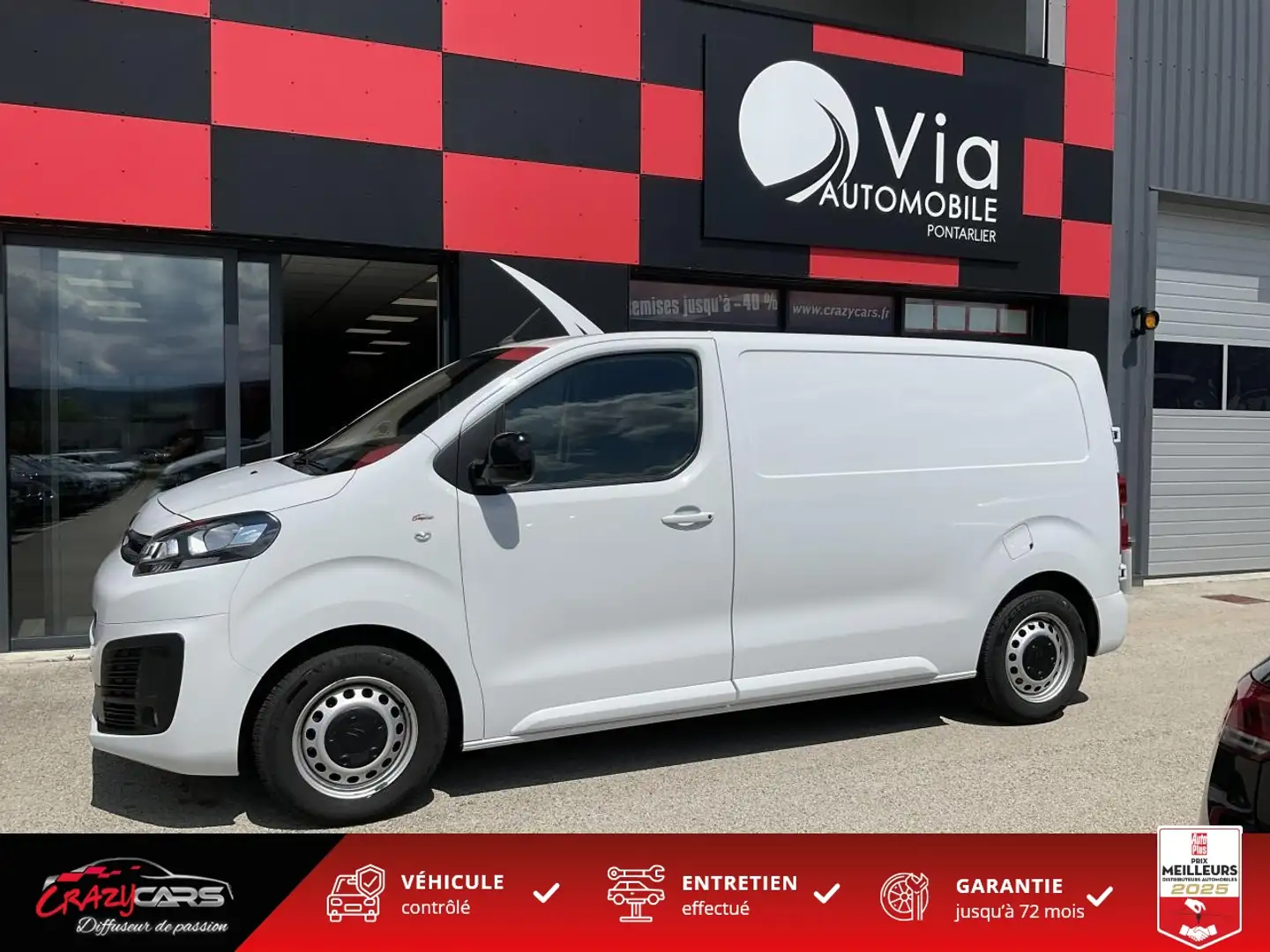 Citroen Jumpy M 1.5 HDi 120 Driver - CAM - TVA RECUPERABLE Blanc - 2