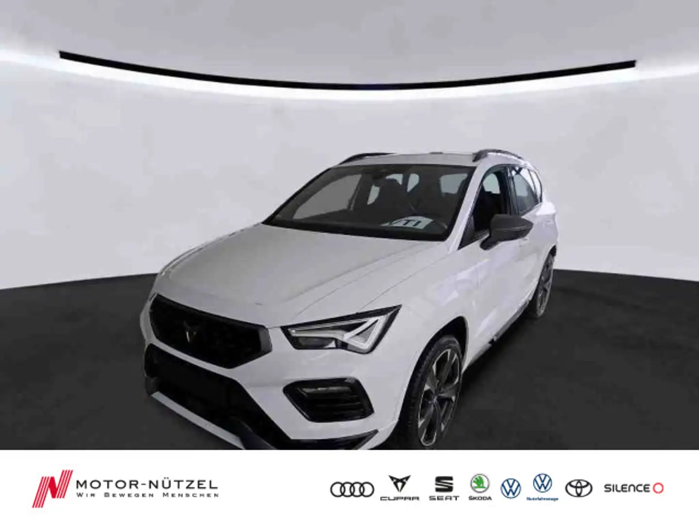 CUPRA Ateca 2.0TSI DSG 4x4 LED+ACC+DCC+NAV+SHZ+RFK+19" Weiß - 1