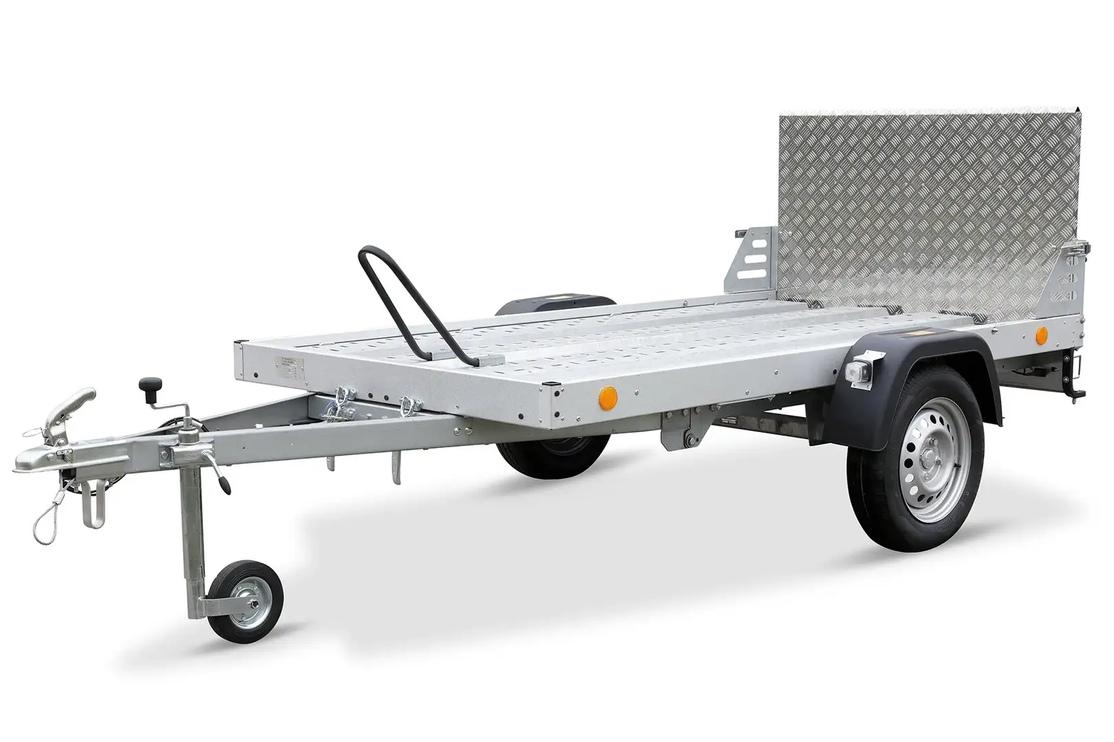 TPV KD-MU-T3 750kg kippbarer Motorradtransporter Argento - 2