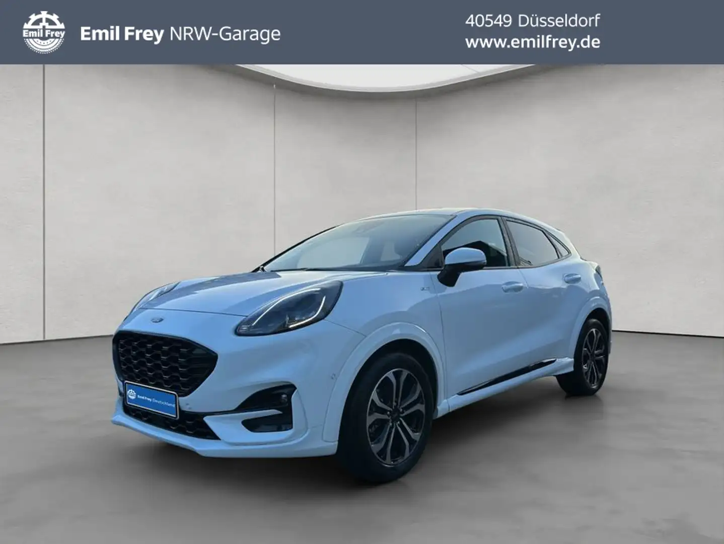 Ford Puma 1.0 Hybrid Aut. ST-LINE ACC/Winter-Pk./Navi Weiß - 1