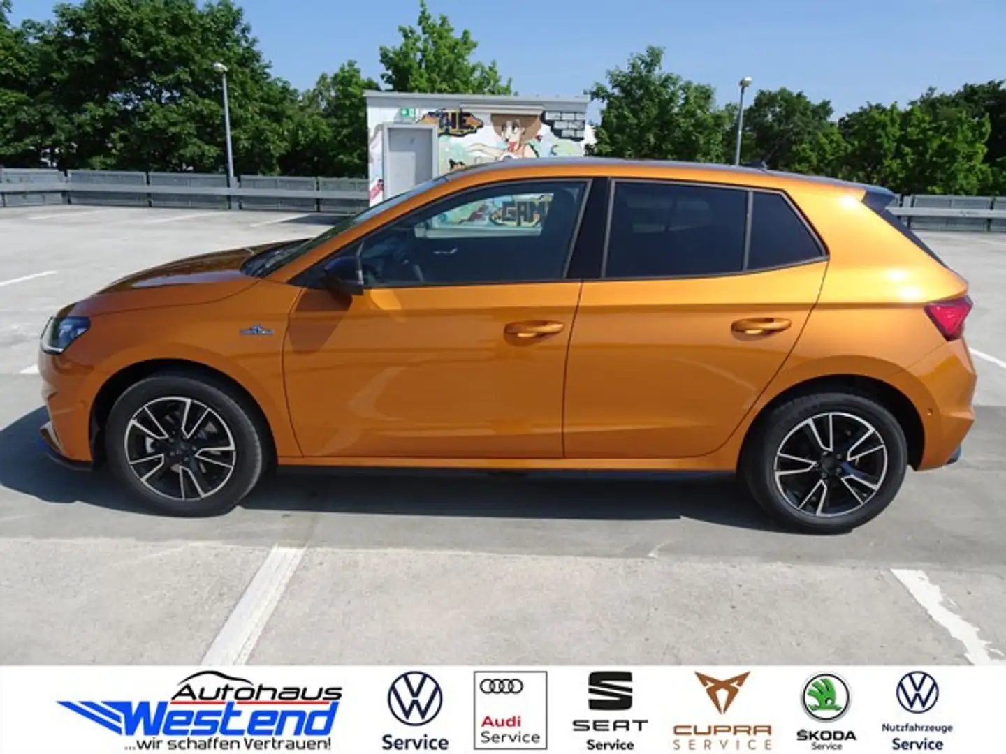 Skoda Fabia Monte Carlo 1.0l TSI 85kW Automatik LED Klima Orange - 2