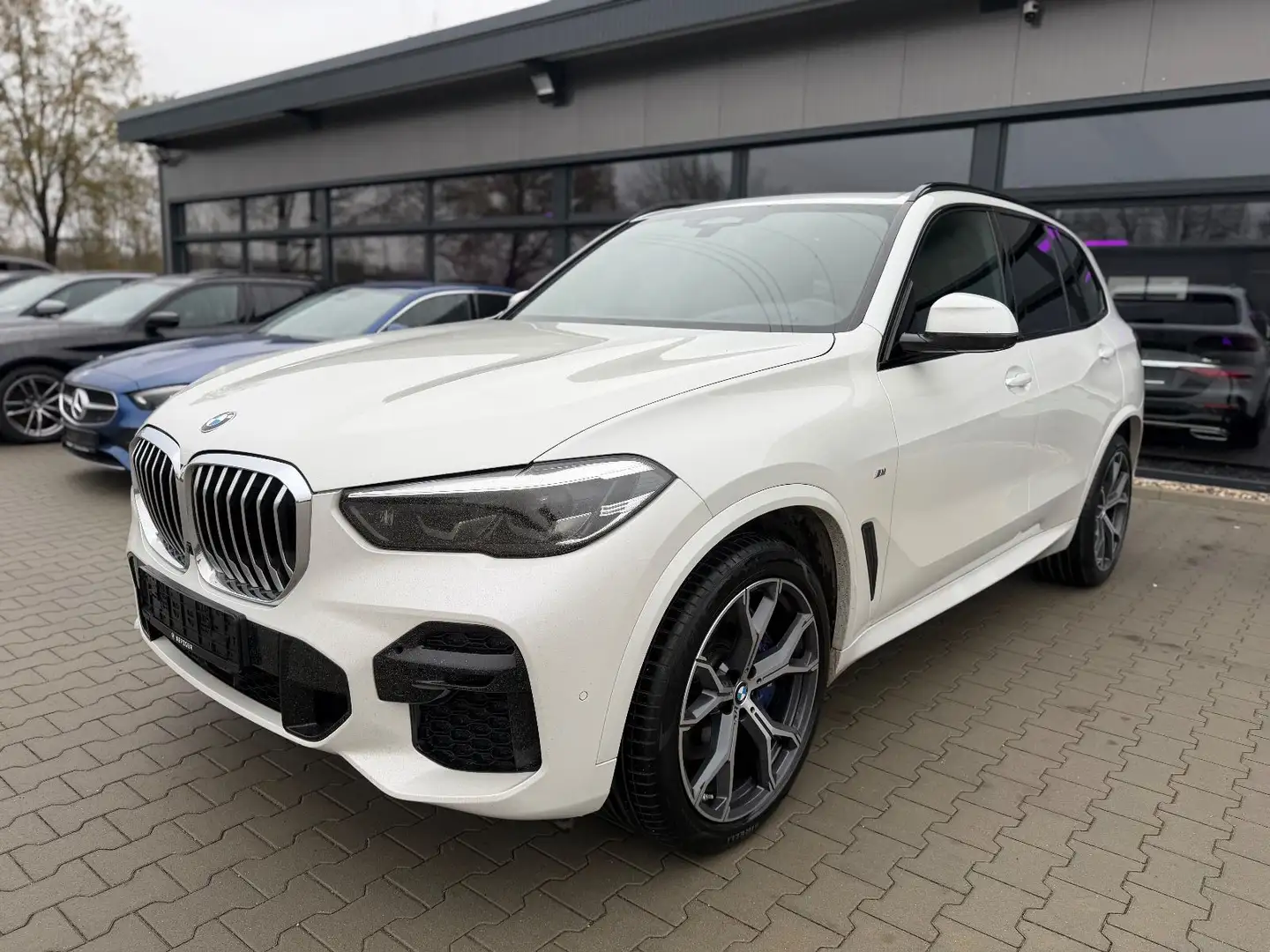 BMW X5 30d M Sport Shadow -HUD-ACC-Pano-360K-21Zoll Weiß - 1