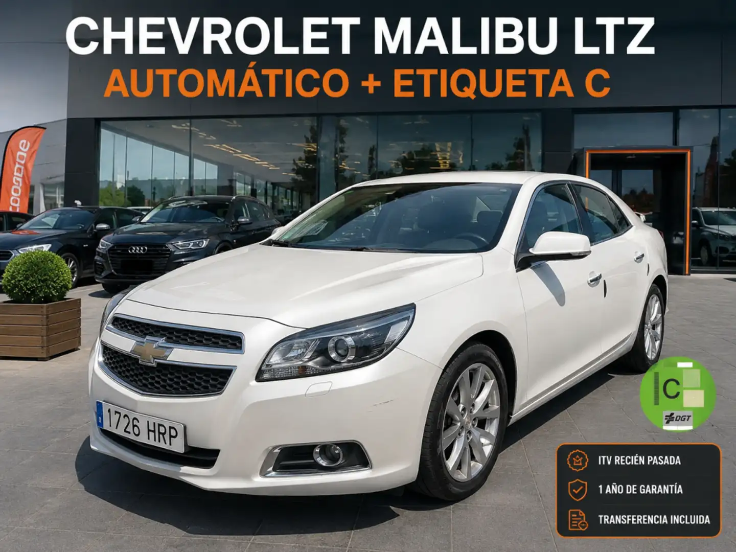 Chevrolet Malibu 2.4 LTZ Aut. Weiß - 1