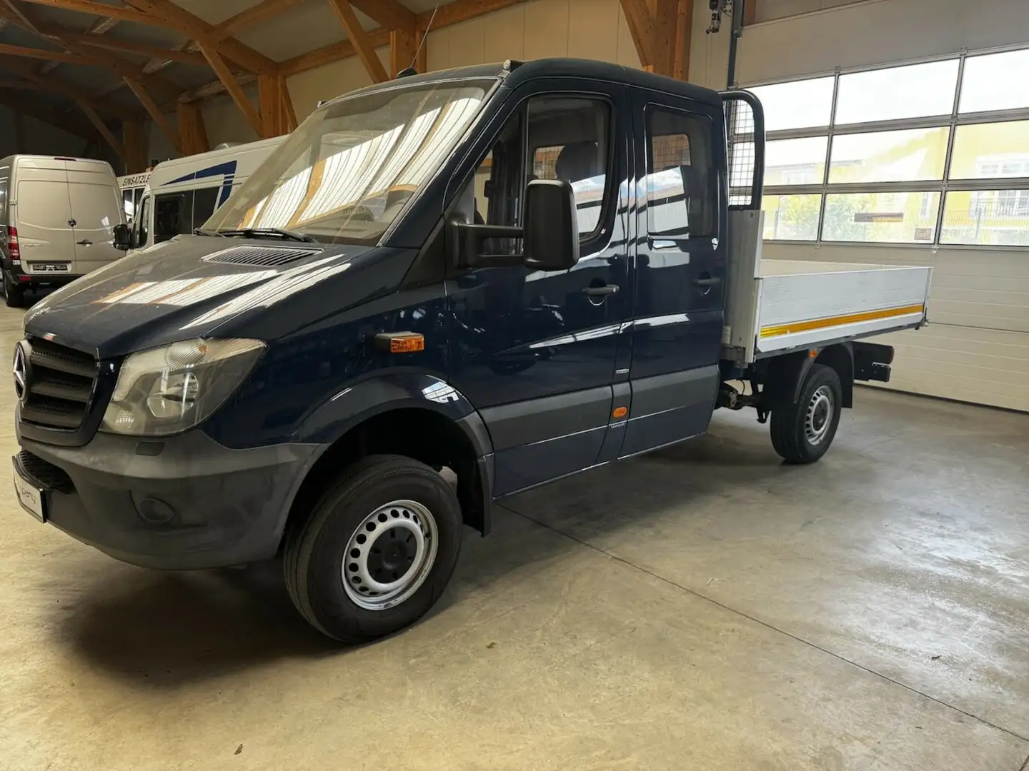 Mercedes-Benz Sprinter 313 CDI Doka 4x4 Autom. AHK 3.5t Blu/Azzurro - 1
