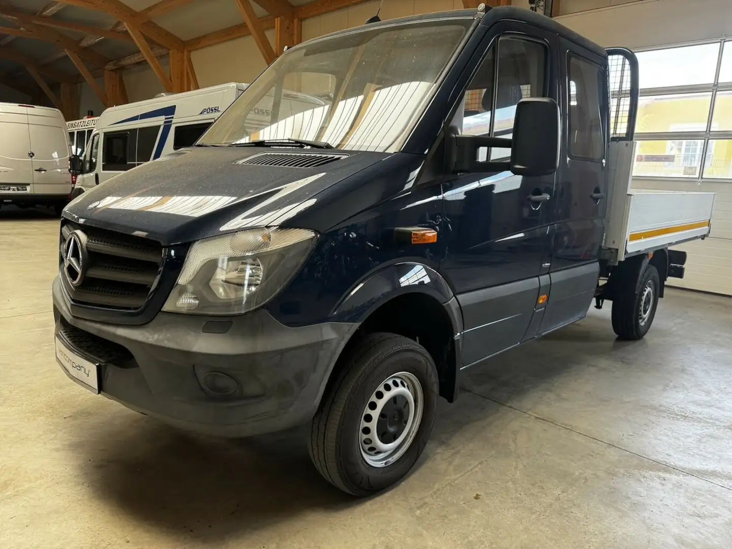 Mercedes-Benz Sprinter 313 CDI Doka 4x4 Autom. AHK 3.5t Blu/Azzurro - 2