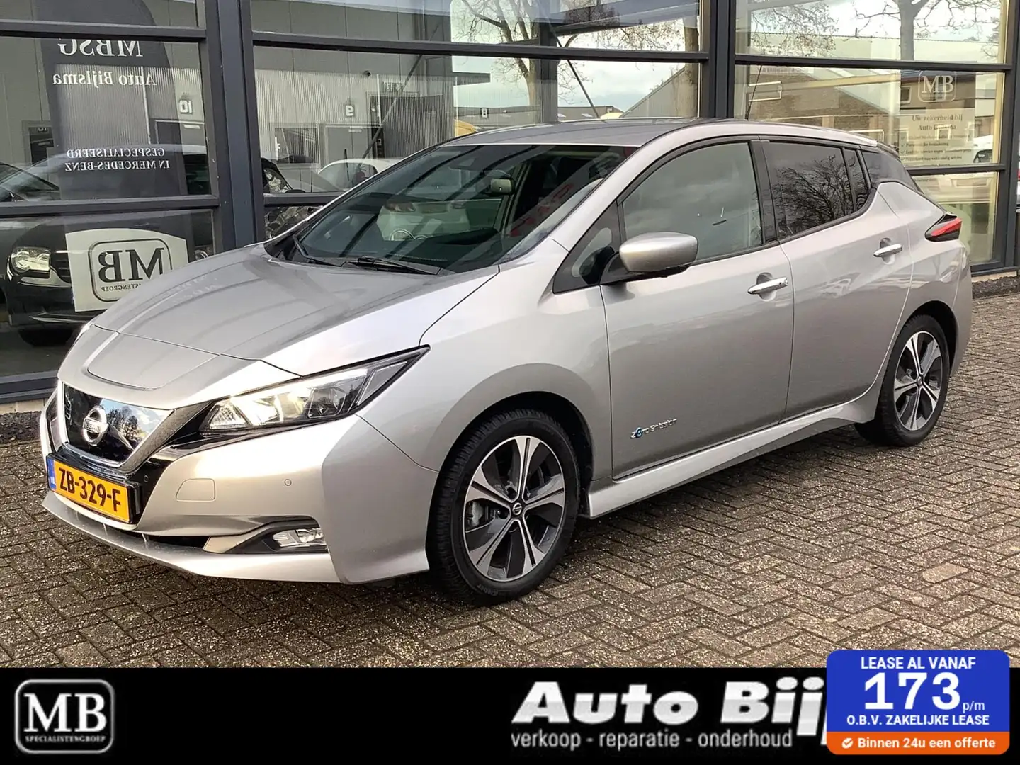 Nissan Leaf Acenta 40 kWh 360 graden camera, zeer net, Gris - 1