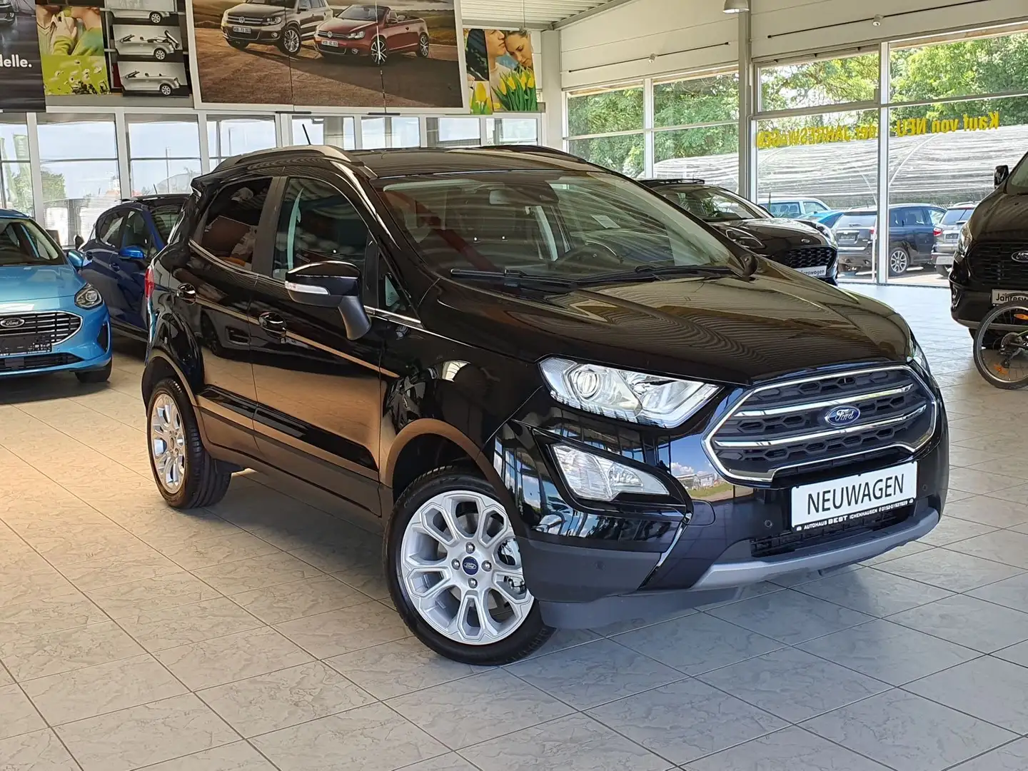 Ford EcoSport Titanium BLIS LED KAMERA SHZ ALU NEUWAG Black - 2
