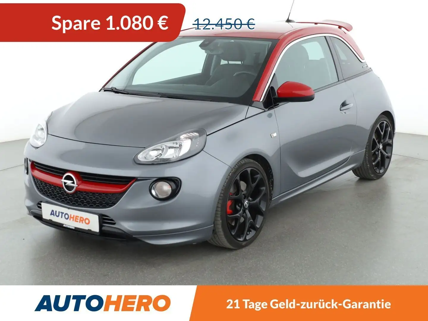 Opel Adam 1.4 Turbo S*NAVI*PDC*SHZ*TEMPO*KLIMA*GARANTIE* Gris - 1