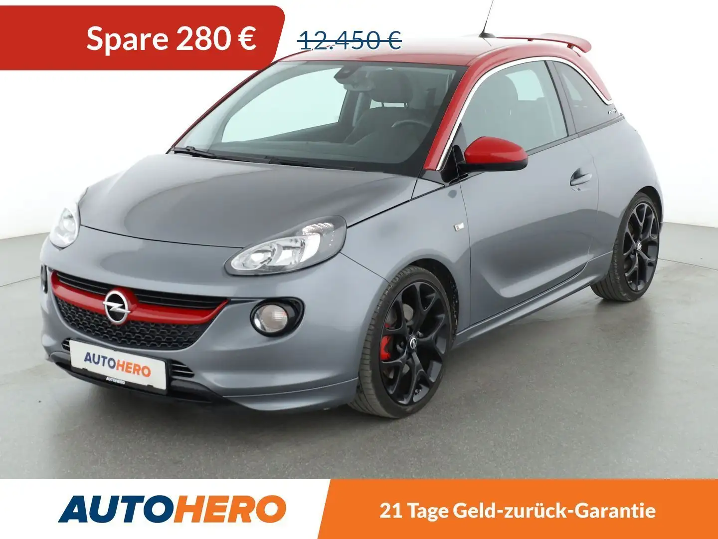 Opel Adam 1.4 Turbo S*NAVI*PDC*SHZ*TEMPO*KLIMA*GARANTIE* Grau - 1