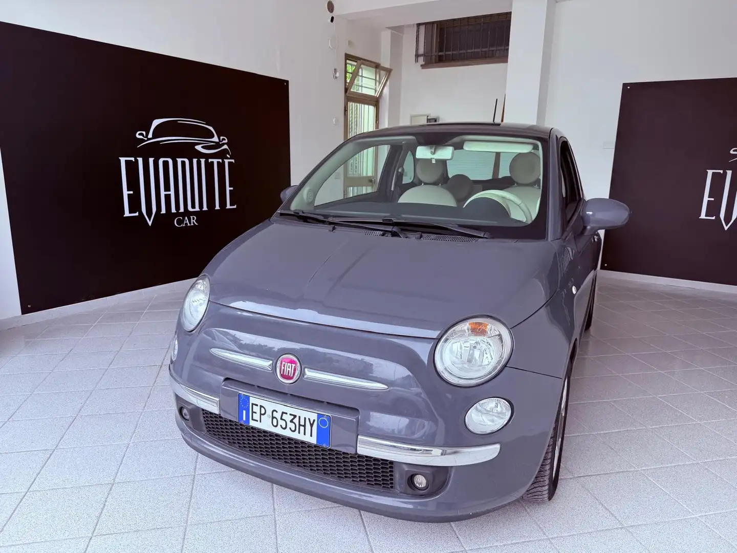 Fiat 500 500 1.3 mjt 16v Matt Black 95cv Gris - 2