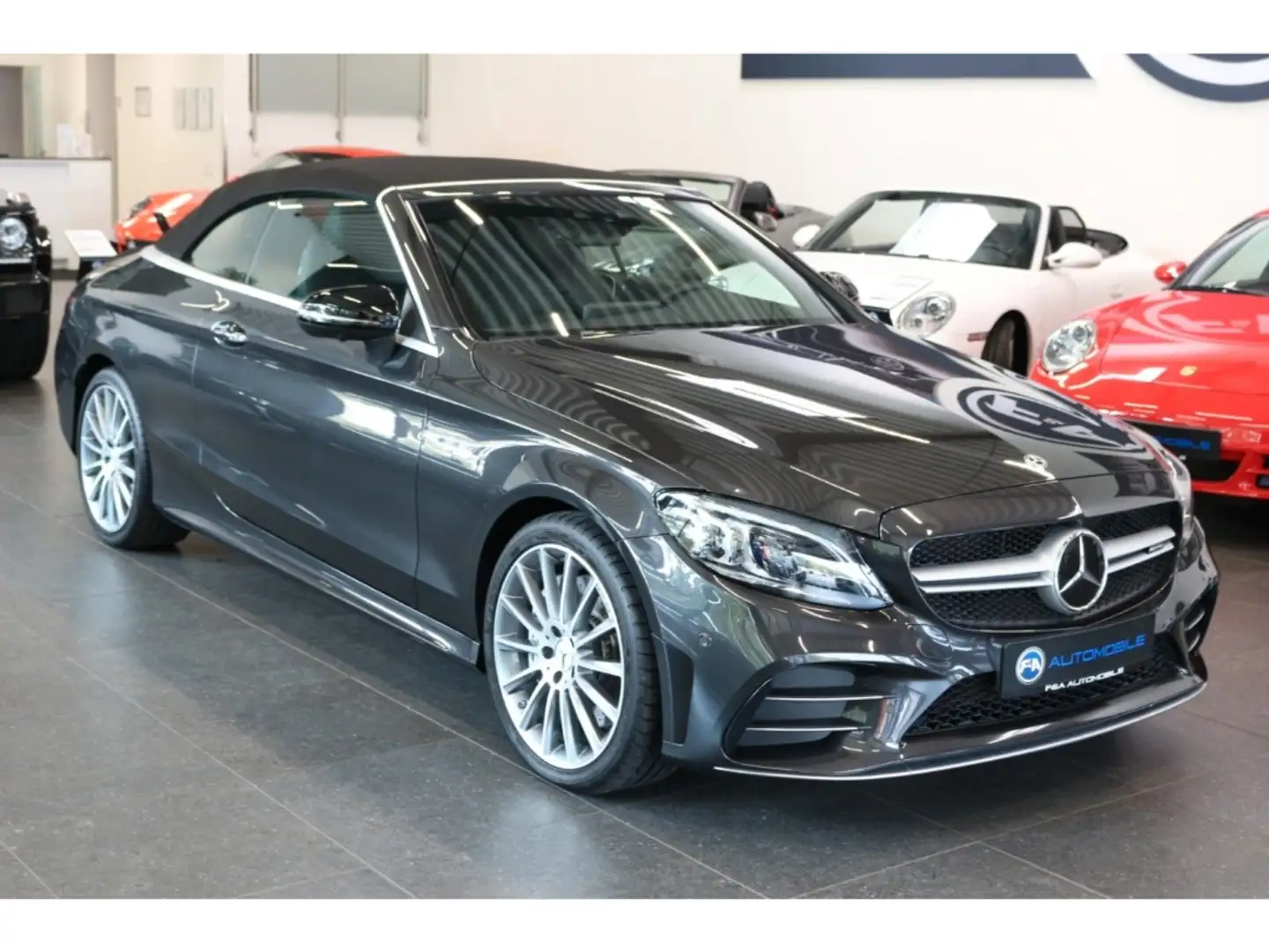 Mercedes-Benz C 43 AMG Cabrio 4MATIC 3.Hand*Kamera Зелений - 2