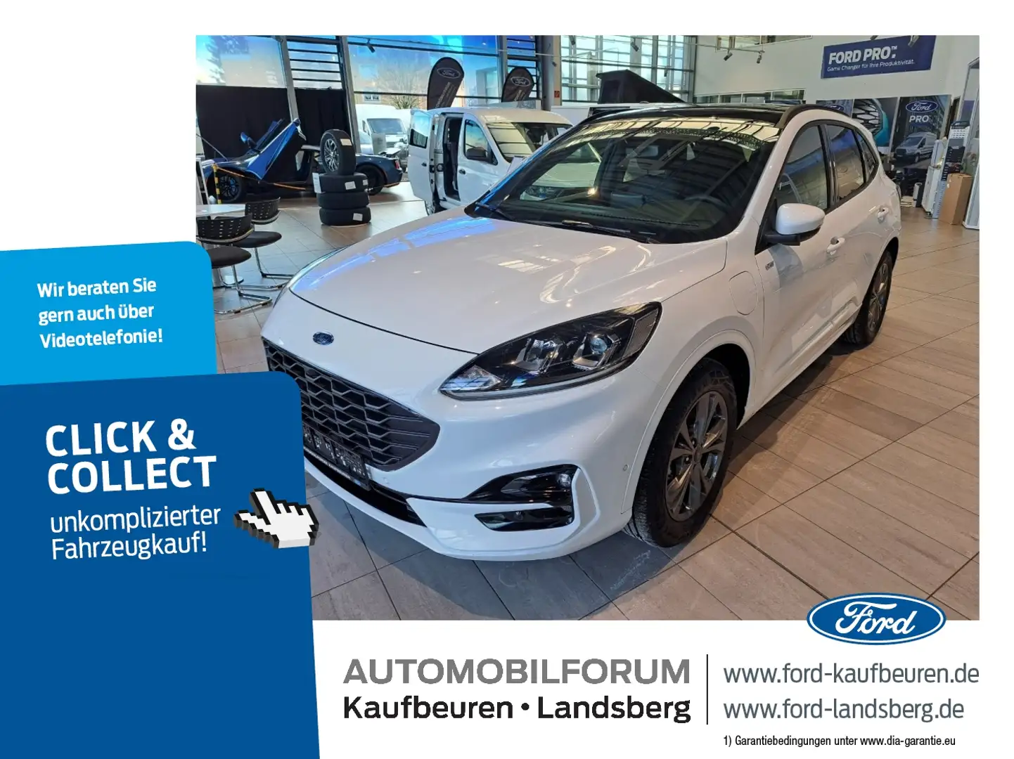 Ford Kuga 2.5 Duratec PHEV ST-Line PANO ACC AHK NAV Weiß - 1