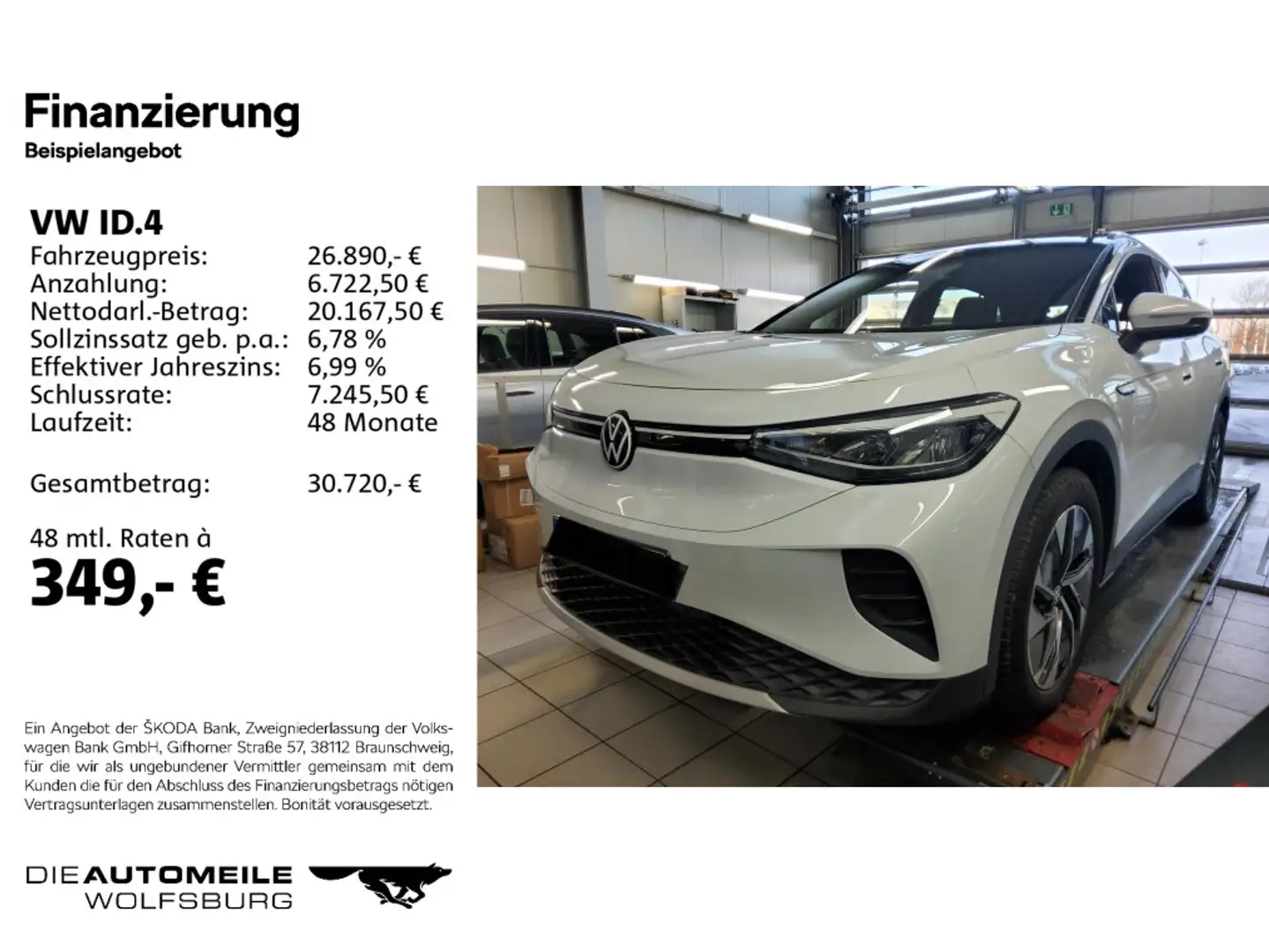 Volkswagen ID.4 Pro Performance LED/ACC/AHK Weiß - 2