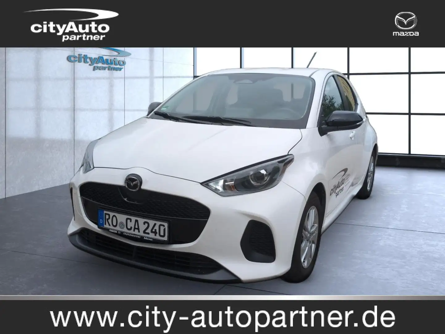 Mazda 2 Hybrid 1.5 VVT-i 116 CENTRE-LINE Bluetooth Klima Weiß - 1