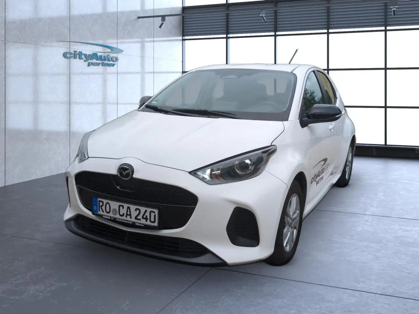 Mazda 2 Hybrid 1.5 VVT-i 116 CENTRE-LINE Bluetooth Klima Weiß - 2