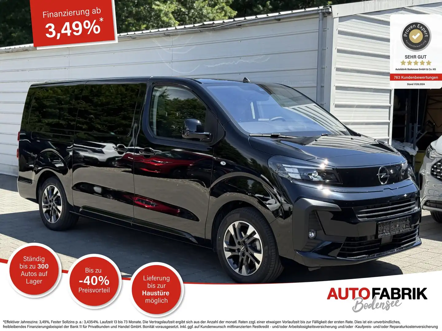 Opel Zafira Life GS Lang 2.0 D 180 *AHK*8-SITZER*KAMERA*NAVI Schwarz - 1
