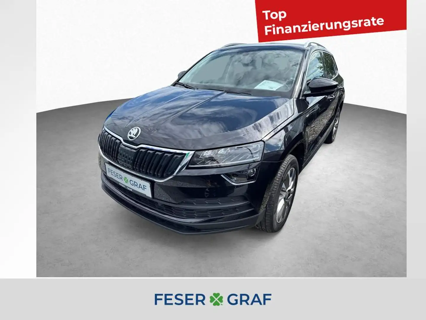 Skoda Karoq CLEVER 1.5 TSI 6-Gang *AHK*PDC*SHZ* Negro - 1