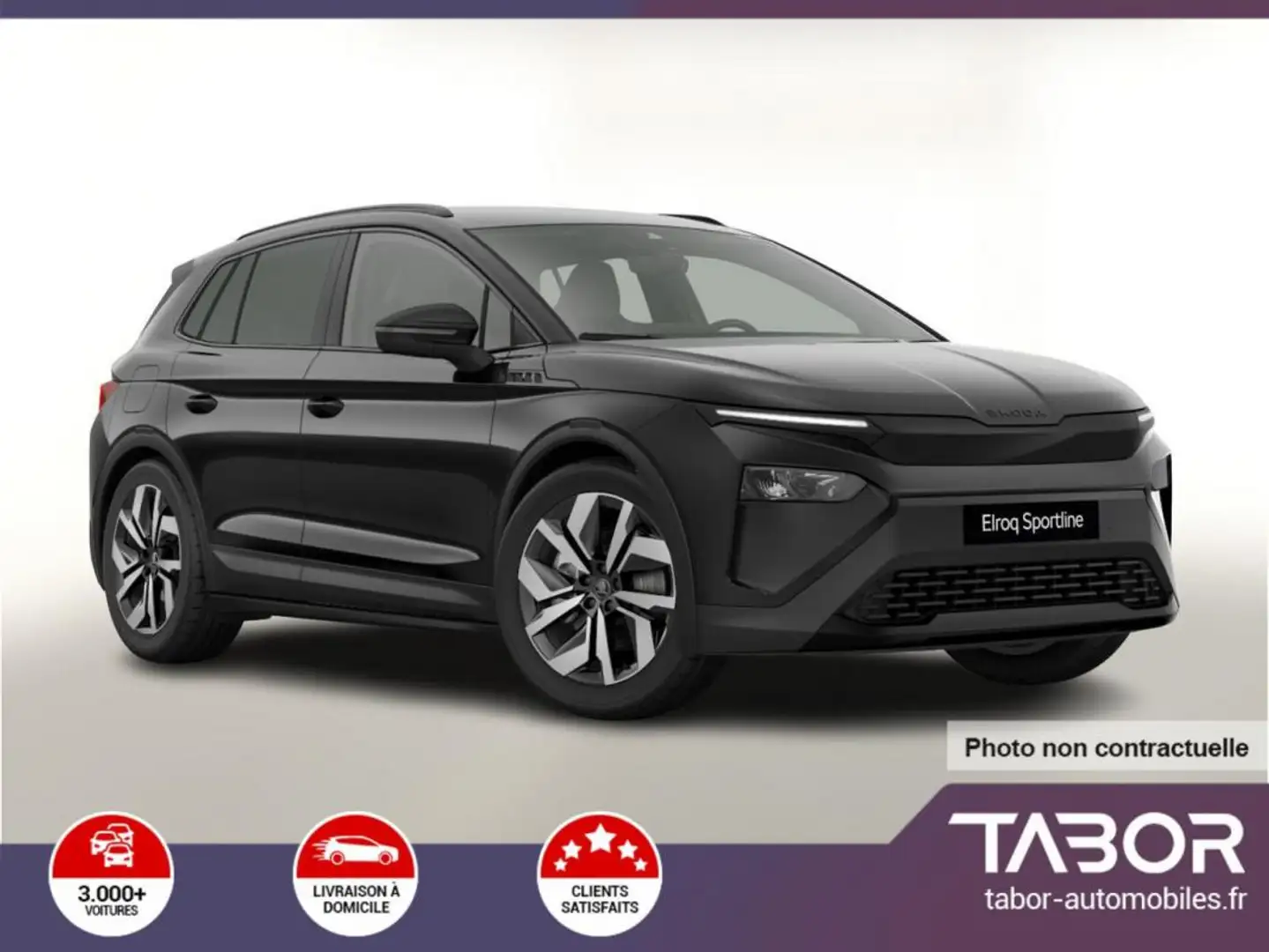 Skoda Elroq 85 Sportline LED Nav WinterP ACC Noir - 1