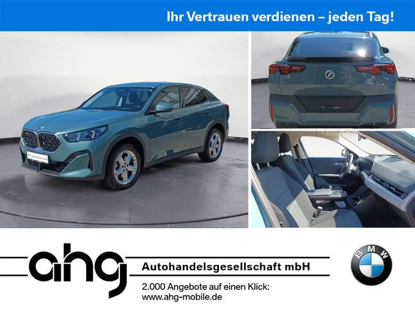 BMW X2 sDrive20i *LiveCockpit*Iconic*Kamera*LED*HUD* Grün - 1